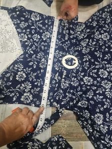 Navy Floral Sparkle  Maxi Dress