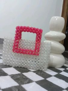 Handmade Charming Beaded Handbag