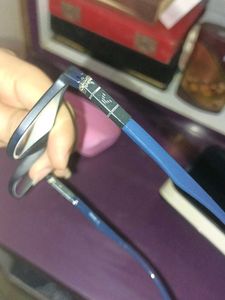 Stylish Blue &amp; Silver Eyeglasses