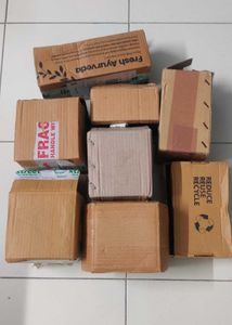Recycled Boxes for Crafts & Storage