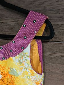 Vibrant Floral Print Kurta