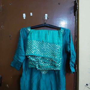 Teal suit set