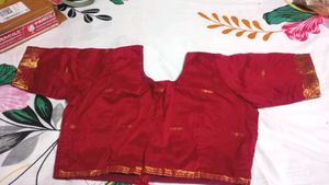 Red Silk Saree with kurti set