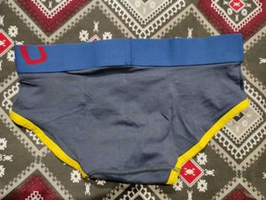 Men's "ZOIRO" Briefs - Yellow/Blue