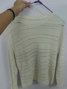 Cream Knit top