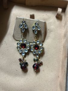 Exquisite Kundan Drop Earrings