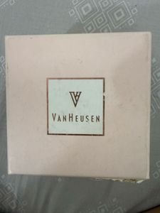 VanHeusen Black Mesh Band Watch