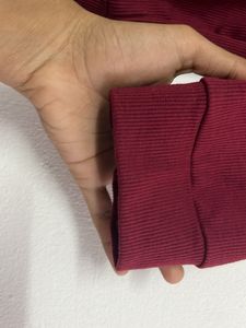 Maroon 3/4 Sleeve Top