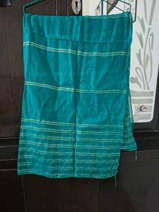 Embroidered Teal Kurta Set with Dupatta
