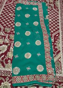 Partywear saree heavy Stone work