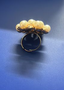 Adjustable Pearls Ring For Women’s