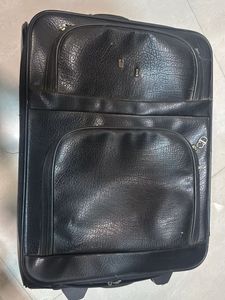 Spacious Black Travel Suitcase