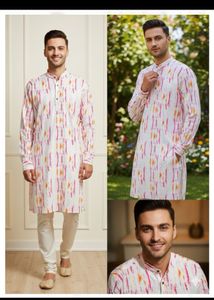 Men's Printed Kurta new wdt tag