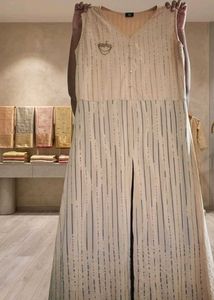 Elegant Striped Gown Dress