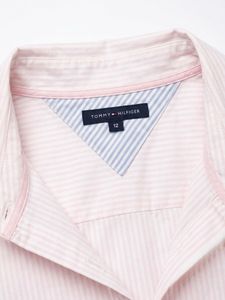 Pink Striped Oversized Shirt