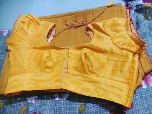 New Saree With Designar Blause