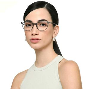 Lenskart Transparent Blue FullRim Cat Eye