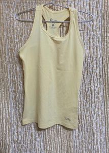 Light Yellow Racerback Tank Top