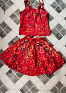 Cord Set Top Skirt 🥻