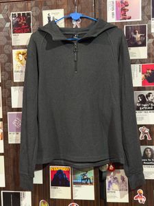 Grey Zip-Up Hoodie