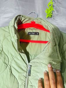 F&amp;F Quilted Green Jacket
