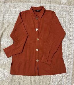 Oversized Statement Button Shirt