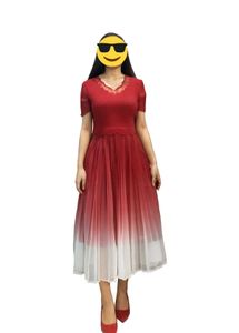 Elegant Red Midi Dress