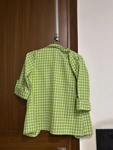 Green Checkered co-ord set