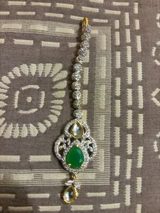 Stunning Emerald & AD Maangtika