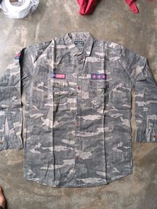 Camouflage Denim Shirt