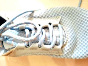 original Puma Blue Mesh Sneakers (used for trekkin