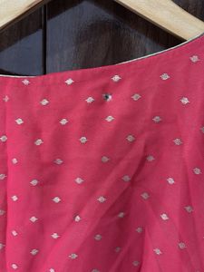 Elegant Red &amp; Beige Ethnic Kurta Set