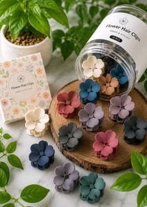 Cute Flower Hair Clips (6 Pcs)