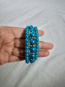 Fashion Wedding Inlaid Faux Pearl Bracelet Women's