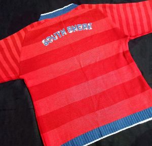 Red And Blue Pullover For Mens/ Women's😍❤✨