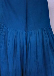 Teal Sequined Kurta and garara