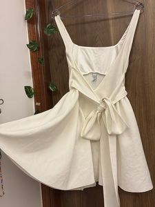 Newme corset backless mini dress