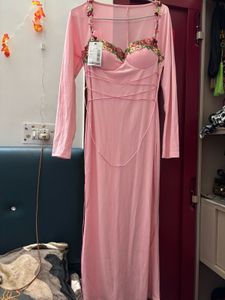 Pink Floral Dress