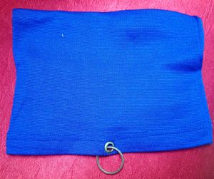Urban Edge: Cobalt Blue Beanie with Ring