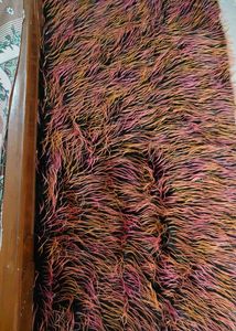 Unique Shaggy Rug - Pink Orange Hues