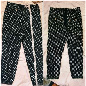 Very Beautiful Net Top With Dot Print Trouser
