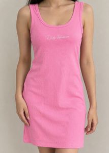 Pink "Daily Influencer" Tank Dress