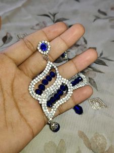 Stunning Blue Crystal Earrings