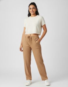 Tan Color Trouser For Girl Or Women 34 Waist