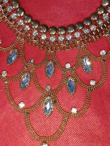 Party Wear Necklace With Earrings