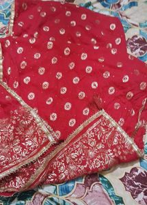 Red & Gold Dupatta