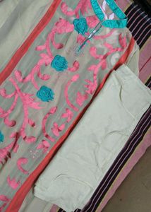Embroidered Kurta with Pants