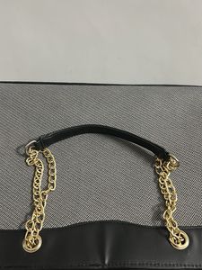 Chic Tote Bag with Gold Chain