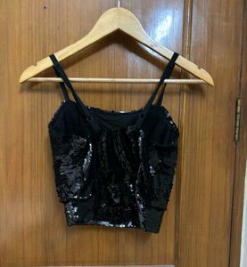 Sparkling Sequin Party Cami Top/ Blouse