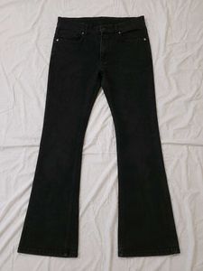 Black Flared Jeans for men Size34-36